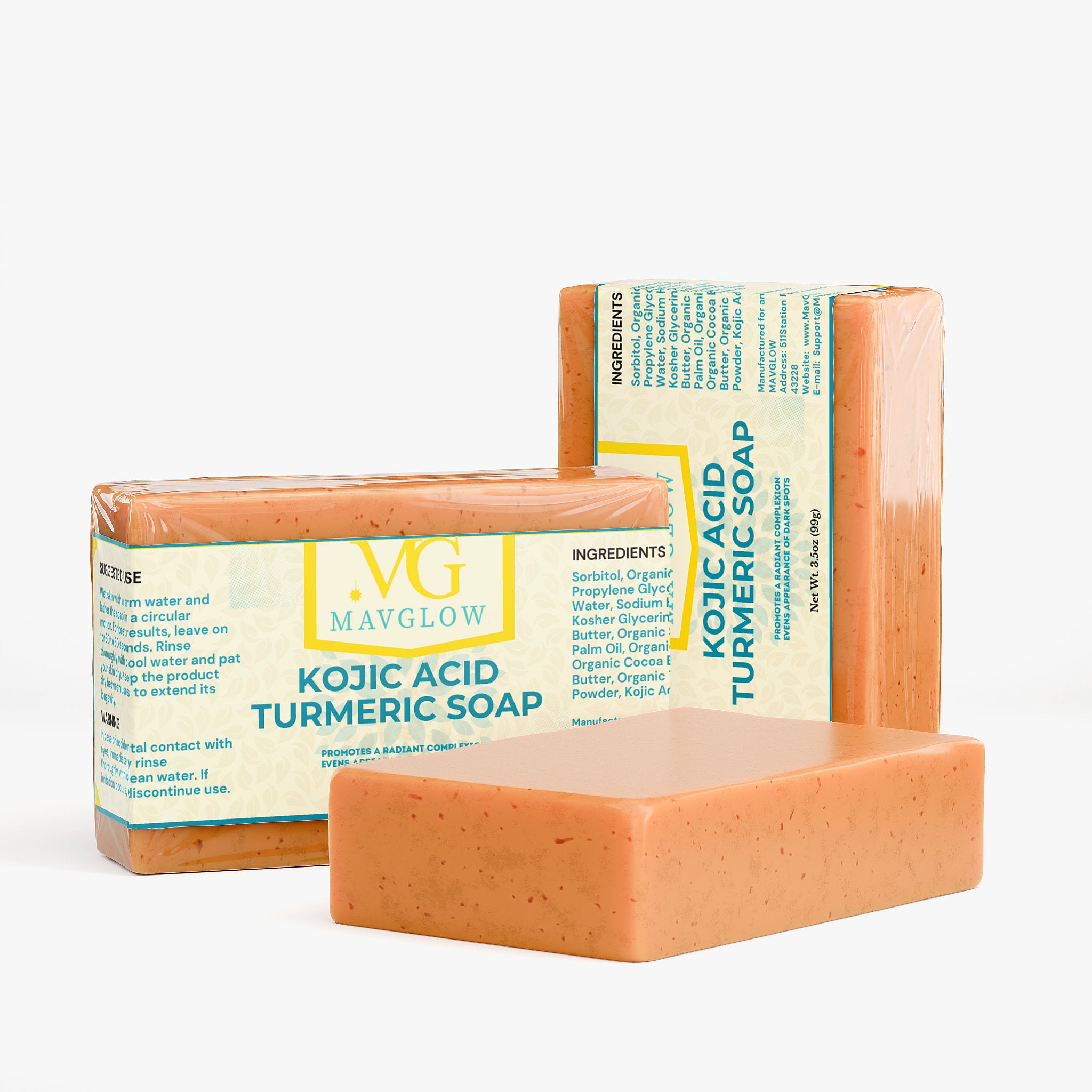 Kojic Acid & Turmeric Soap